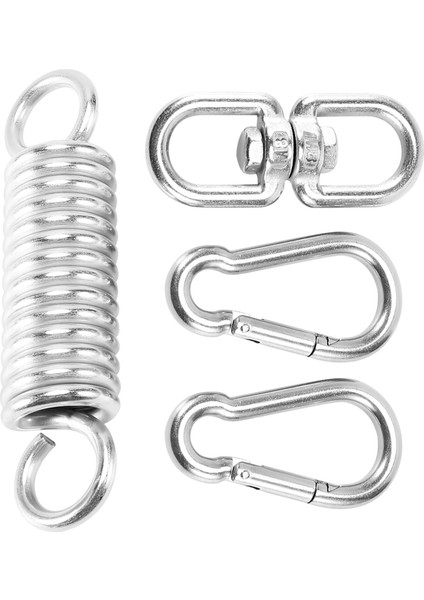 Karabinacılar ve Baharlı Paslanmaz Çelik Döner Montaj Zinciri Ağır Çanta Spor Salıncası Hamak Için 1000LBS Kapasite (Yurt Dışından) fiyatları