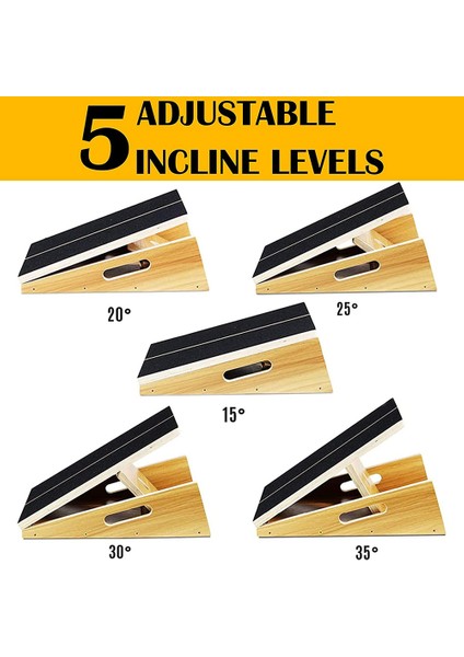 Ahşap Eğimli Tahta Ayarlanabilir Eğimli Tahta ve Kaymaz Yüzey Germe Tahtası ile Buzağı Sedye Eğimi Tahtası (Yurt Dışından) fiyatları