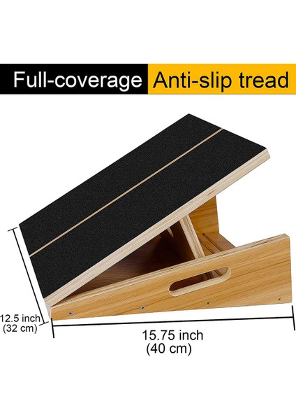 Ahşap Eğimli Tahta Ayarlanabilir Eğimli Tahta ve Kaymaz Yüzey Germe Tahtası ile Buzağı Sedye Eğimi Tahtası (Yurt Dışından) fırsatları