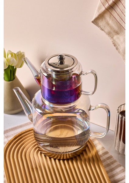 Elio Luster Cam Çaydanlık Takımı 16496