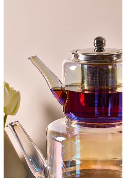 Elio Luster Cam Çaydanlık Takımı 16496