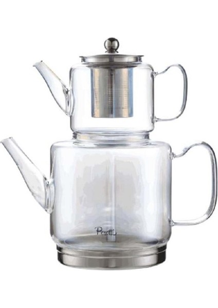 Elio Luster Cam Çaydanlık Takımı 16496