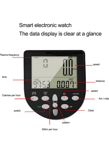 Kürek Makinesi Sayacı Bluetooth Uygulama Magnetorezist Kürek Kürek Cihazı Fitness Ekipman Monitörü Için Izleme (Yurt Dışından) fırsatları