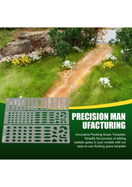 Elektrostatik Sürü Aplikatör Sahne Kum Tablası Için Ölçek Statik Çim Dikim Şablonu Aracı (Yurt Dışından) indirimleri