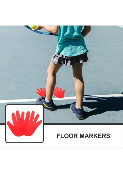 El Zemin Işaretleri Döşeme Emblemleri Halı Alan Halıları Tenis Spor Nokta Spor Zemin Sitesi Işaretleri El Şeklleri (Yurt Dışından) fırsatları