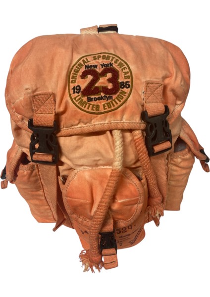 Tek Gözlü Vintage Disayn Unisex Sırt Günlük Okul Gezi Kamp Trekking Çantası Kc Ahtapot Bag 26 cm x 42 cm modelleri