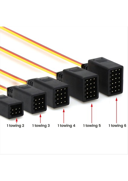 Mini Servo Y Hat Uzunluğu 355MM Uzaktan Kumanda Kablosu Servo Genişletici Teli Futaba Jr Rc Otomobil Hsp Eksenel SCX10 1 Ila 4 (Yurt Dışından) fiyatları