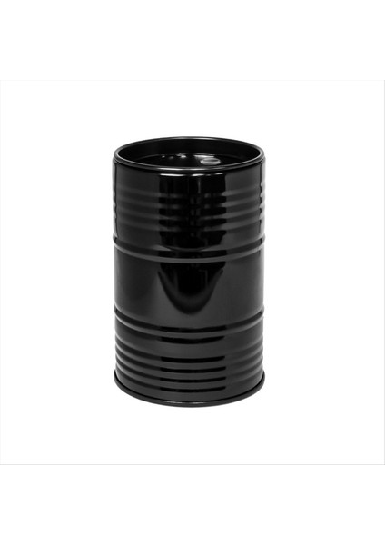 1/8 1/10 Rc Crawler Trx4 SCX10 Oyuncaklar Için Rc Araç Yağ Drum Tank Süslemeler Masa Kalemi Tutucu Rc Araç Aksesuarları Siyah (Yurt Dışından)