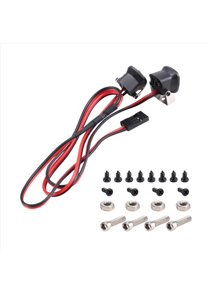 Ön LED Işıklar 1/10 Rc Prıger Axıal SCX10 90046 Trx4 Trx6 Redcat Gen8 2led Kırmızı Kırmızı (Yurt Dışından)