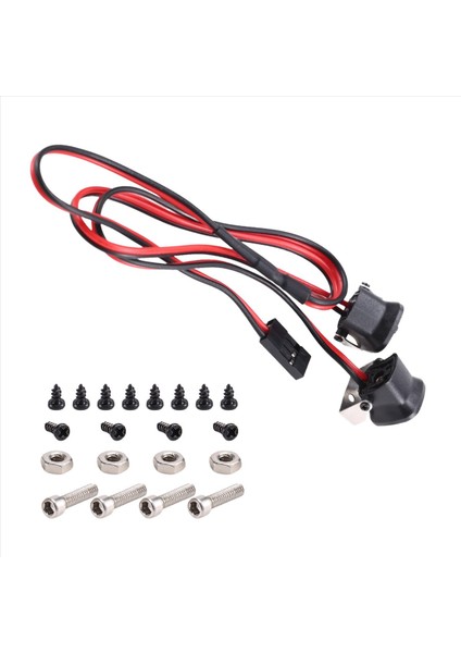 Ön LED Işıklar 1/10 Rc Prıger Axıal SCX10 90046 Trx4 Trx6 Redcat Gen8 2led Kırmızı Kırmızı (Yurt Dışından) fiyatları