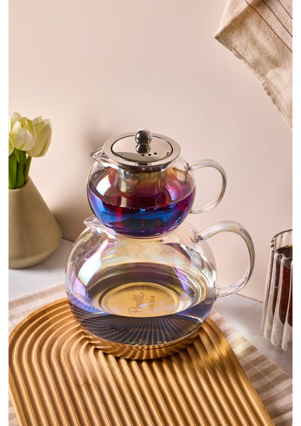 Diego Luster Cam Çaydanlık Takımı 16487