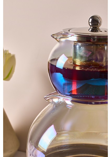 Diego Luster Cam Çaydanlık Takımı 16487