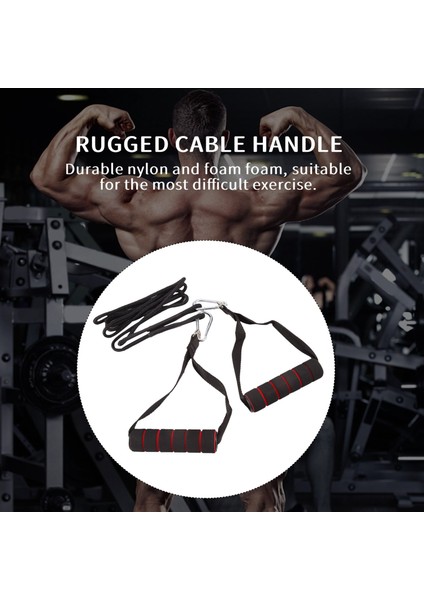 Kablo Makineleri Için Spor Salonu Kulpları Çekin Triceps Kol Mukavemeti Uzantıları Fitness Ev Spor Salonu Egzersiz Ekipmanları (Yurt Dışından) modelleri