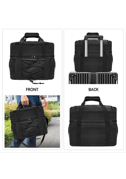 Bowling Ball Bagling Tote Bag Bowlingball Tutucu Yastıklı Bölmelerle 1 Tek Çift Bowling Için Ekstra Alan B (Yurt Dışından) modelleri