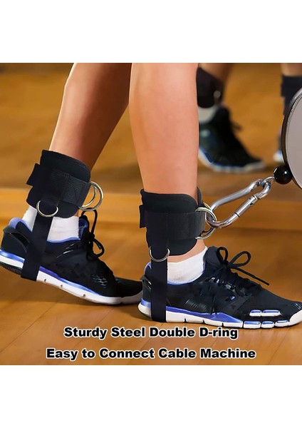 Kablo Makinesi Için Ayak Bileği Kayışı Erkek ve Kadın Uyluk Bantları Antrenman Için Geri Tepme Hips Eğitmeni Bacak Pres Kas Gücü Spor Salonu (Yurt Dışından) fırsatları