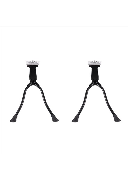 2x Alaşımlı Çift Ayaklı Merkez Montaj Bisiklet Bisiklet Bisiklet Standı Siyah 26 Inç Döngü (Yurt Dışından) fiyatları