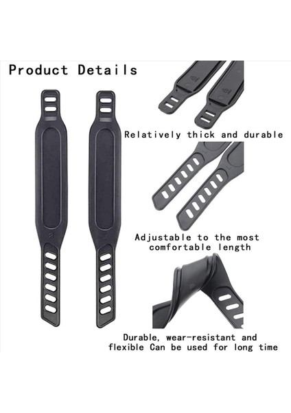 24 Adet Egzersiz Bisiklet Pedal Kayışları Ayarlanabilir Pedal Kayışları Ayak Pedalı Kayışları Döner Egzersiz Bisikleti Ev Veya Spor Salonu (Yurt Dışından) fiyatları