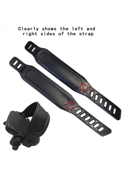 24 Adet Egzersiz Bisiklet Pedal Kayışları Ayarlanabilir Pedal Kayışları Ayak Pedalı Kayışları Döner Egzersiz Bisikleti Ev Veya Spor Salonu (Yurt Dışından) fırsatları