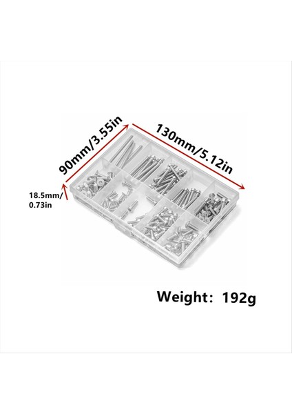 180PCS Traxxas Slash Için Paslanmaz Çelik Vida Kiti 4x4 Kısa Kurs Kamyonu Rustler Eksenel Hsp Hpı Arrma Redcat Rc Kamy (Yurt Dışından) indirimleri