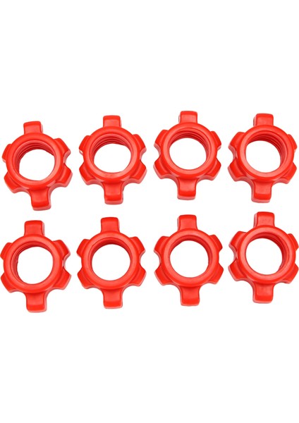 8pcs Dumbbell Nut Dumbbell Çubuk Fındık Barbells Barlar Için Spinlock Yaka Eğitim Spor Aksesuarları (Yurt Dışından)