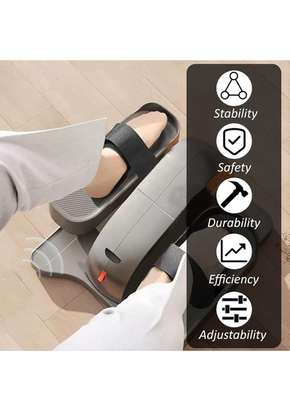 4 Adet Elips Bacak Egzersiz Makinesi Makine Pedal Kayışları Masa Altında Eliptik Haçlı Ayak ve Bacak Pedalı Egzersizi Için Uygun (Yurt Dışından) fırsatları