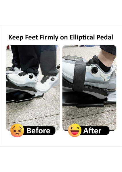 4 Adet Elips Bacak Egzersiz Makinesi Makine Pedal Kayışları Masa Altında Eliptik Haçlı Ayak ve Bacak Pedalı Egzersizi Için Uygun (Yurt Dışından) indirimleri