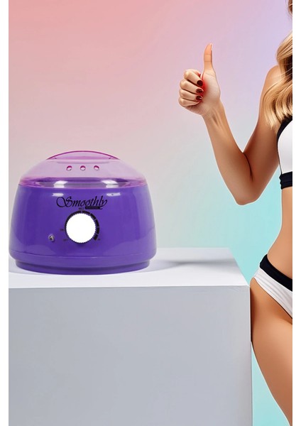 Isı Ayarlı Sir Ağda Makinesi, Kalıp Ağda Boncuk Ağda Konserve Ağda Uyumlu Ağda Kazanı Mor Renk modelleri