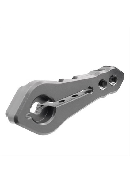 Traxxas Trx4 Eksenel SCX10 Tamiya Için Standart Servo Motorlar Için 25T Servo Boynuz Yükseltmeleri 1/10 Rc Siyah (Yurt Dışından)