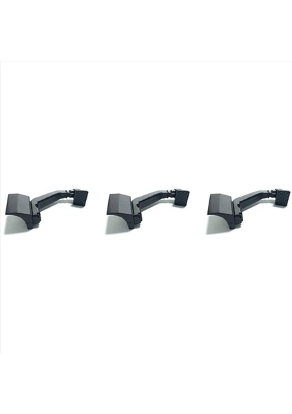 3x 1/10 Rc Eksenel SCX10 SCX10 Iıı AXI03007 Mst Jeep Wrangler Vücut Kubu Için Siyah Şnorkel (Yurt Dışından)