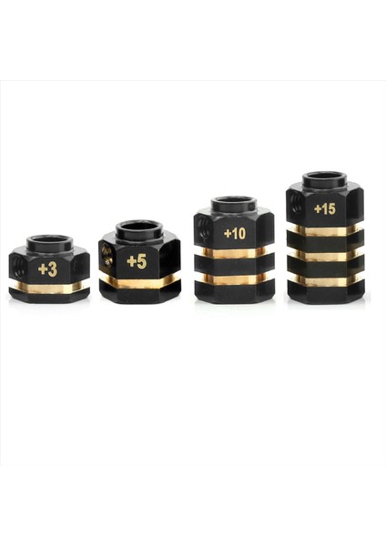 4pcs Pirinç Karşı Ağırlık 12MM Tekerlekli Hex Hubs Traxxas Trx4 Trx6 1/10 Rc Araç Parçaları Için Genişletilmiş Adaptör 3mm (Yurt Dışından) indirimleri