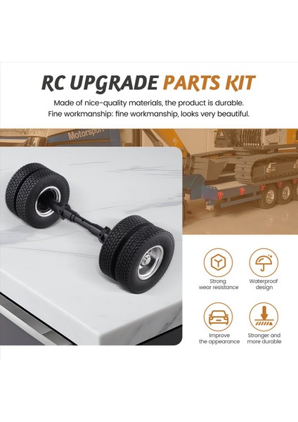 4 Adet 1/14 Tamiya-Rc Kamyon Aracı 770S 3363 FH16 Adam Diy Parçaları Için Güç Mili Olmayan Kauçuk Lastik (Yurt Dışından) fırsatları