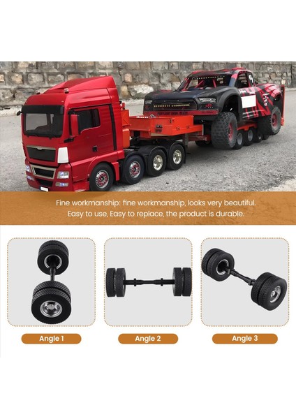 4 Adet 1/14 Tamiya-Rc Kamyon Aracı 770S 3363 FH16 Adam Diy Parçaları Için Güç Mili Olmayan Kauçuk Lastik (Yurt Dışından) indirimleri