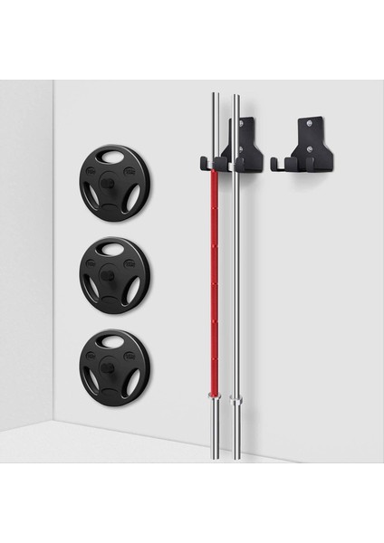 Çift Halter Depolama Dikey Asılı Halter Rafı Ev Ticari Garaj Spor Salonları Için Duvara Monte Halter Tutucu (Yurt Dışından) fiyatları