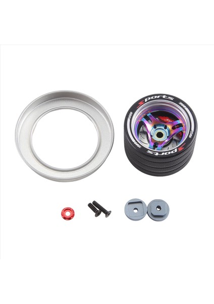 Sanwa Mt4/futaba 4px/flysky Nb4/ko Ex Için Fren Disk Fren Kaliperi ile Rc Metal Handwele/wfly X9 Çok Molor (Yurt Dışından)
