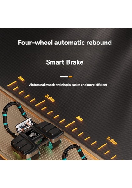 Dirsek Desteği ile Ab Roller Ribaund Ab Roller Dört Tekerlek Ab Roller Çekirdek Egzersizi Ev Salonu Karın Kas Makinesi B (Yurt Dışından) fırsatları