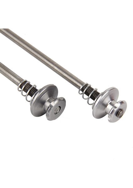 Bisiklet Şişleri 1 Çift Ultralight Titanium Hızlı Bırakma Bisiklet Merkezi Mtb Yol Bisikleti Gümüş (Yurt Dışından) indirimleri