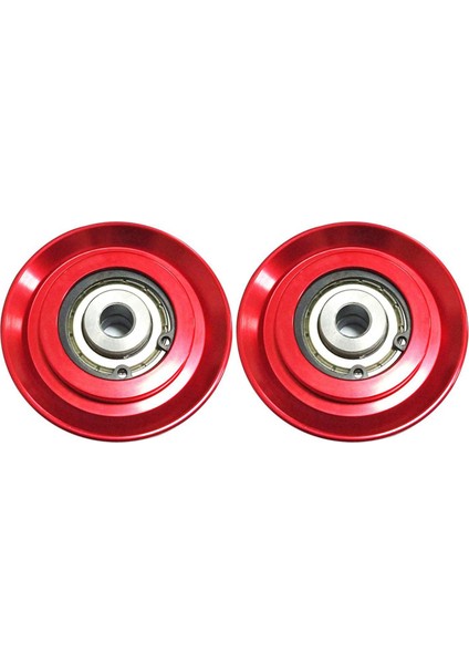 Poieerf 2pcs 73MM Evrensel Alüminyum Asansör Ağır Yük Taşıyan Kasnak Tekerlek Kablosu Fitness Spor Salonu Ekipmanı (Yurt Dışından)