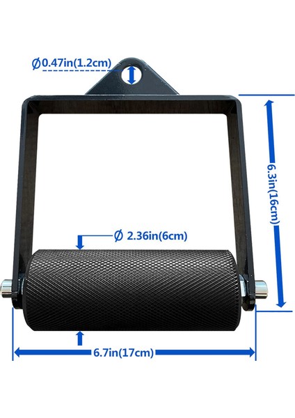 2x Gym Lat Down Down Down Kasnak Kablo Makinesi Tutamağı Bağlantı Fitness Kolu Güreş Egzersizi Deadlift D Şekil El Kavrama-6cm (Yurt Dışından) fırsatları