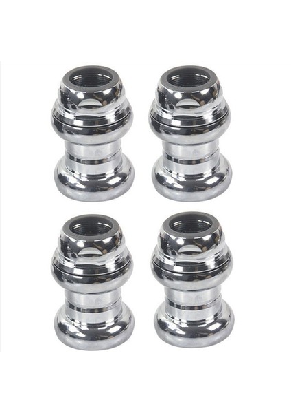 4 Pcs 22 2mm Bisiklet Kulağı 1 Inç Sabit Dişli Yarış Bisikleti Sabit Dişli Yol Bisiklet Alüminyum Alaşım Kulaklık Gümüş (Yurt Dışından)