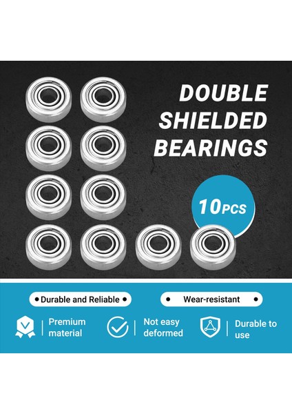 10 Yatak 604ZZ 4X12 Korumalı 4X12X4 (Yurt Dışından) indirimleri