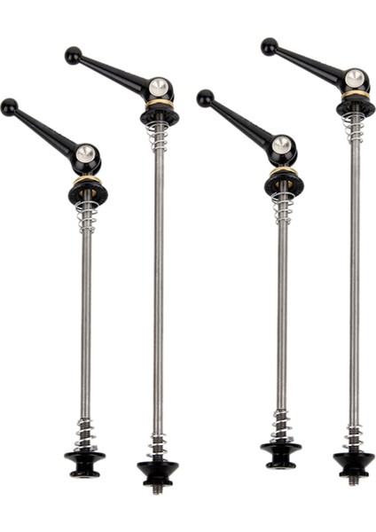 Bisiklet Şişleri 2 Çift Ultralight Titanyum Hızlı Serbest Bırakma Bisiklet Göbeği Mtb Yol Bisikleti Için Bisiklet Siyah (Yurt Dışından)