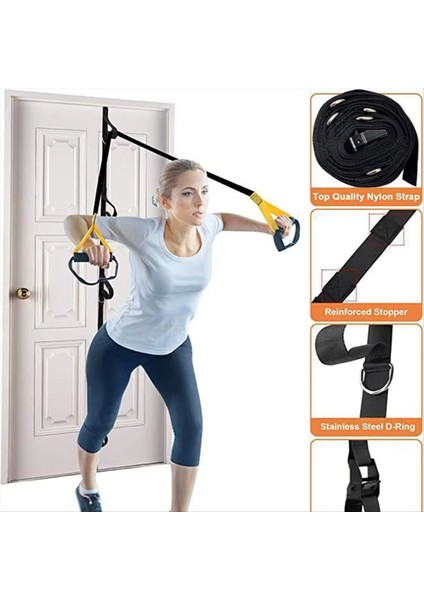 Direnç Bantları Için Kapı Kayışı Egzersizler Ev Fitness Taşınabilir Kapı Bant Direnci (Yurt Dışından) modelleri