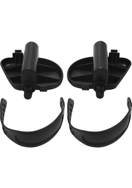 1 Pair Egzersiz Bisiklet Pedalı Genişletilmiş Bisiklet Pedalı Pedal Kayışları ile Egzersiz Bisikleti Sabit Döngüsü Ev (Yurt Dışından)