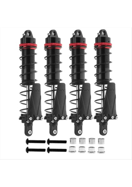 Metal 110MM Şok Emici Yağ Damper 1/10 Rc Prwler Arak Axıal SCX10 AXI03007 RBX10 D90 Tx4 Siyah (Yurt Dışından)