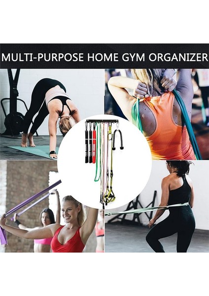 1 Adet Çok Amaçlı Spor Salonu Ekipmanı Depolama Rafı Direnç Bantları Depolama Askısı Barbell Raf Ağır Hizmet Tipi Spor Salonu Rafı (Yurt Dışından) modelleri