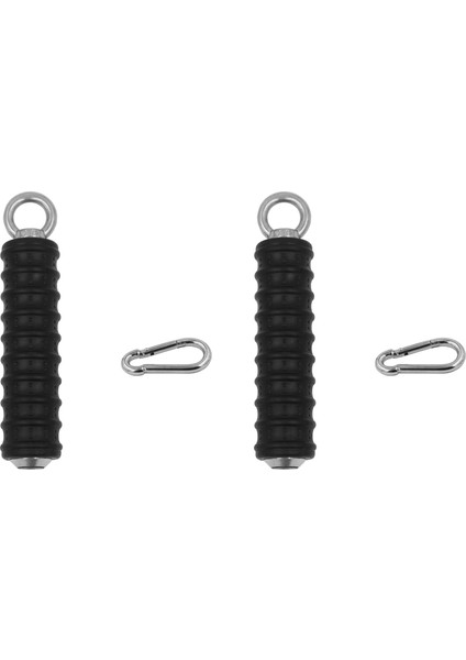 2 Adet Tek Spor Salonu Triceps Mukavemeti Aşağı Itin Kablo Makinesi Ek Kol Fitness Ekipmanları Için El Tutamakları (Yurt Dışından)