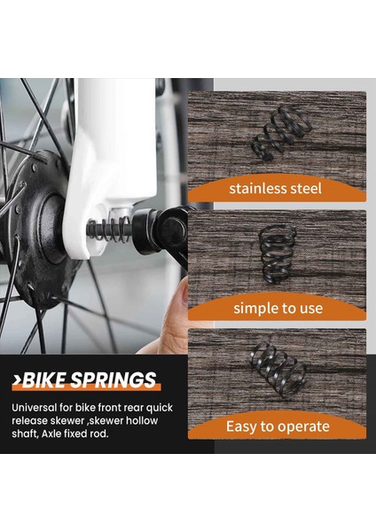 10PCS Bisiklet Tekerlek Skor Springs Evrensel Hızlı Serbest Bırak Bisiklet Tekerleği Şişleri Şaft (Yurt Dışından) indirimleri