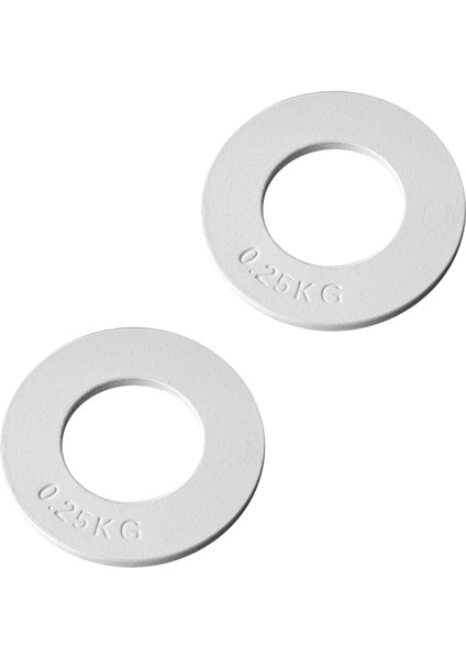 2x Fraksiyonel Ağırlıklar Fraksiyonel Ağırlıklar Mini Ağırlık Plakaları Kuvvet Antrenman Plakaları Doğru Aksesuar Beyaz 0 25KG (Yurt Dışından)
