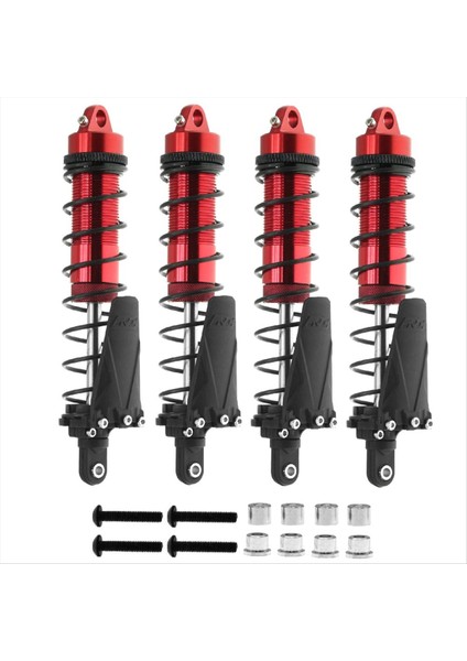 4pcs Metal 120MM Şok Emici Yağ Damper 1/10 Rc Paletli Araba Eksenel SCX10 AXI03007 RBX10 D90 Trx4 Kırmızı (Yurt Dışından) fiyatları