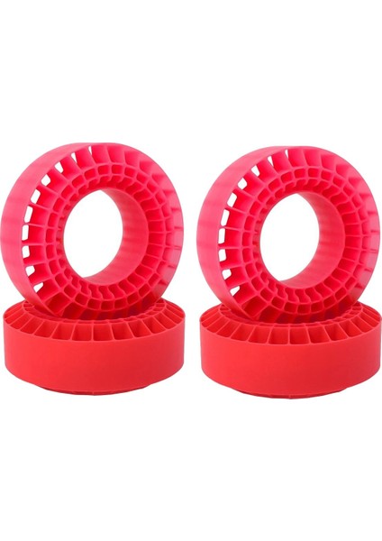 4pcs Silikon Kauçuk Ekle Köpük Lastik 1/10 Rc Tracher Car-Red Için 108MM Köpük Için Uygun (Yurt Dışından)